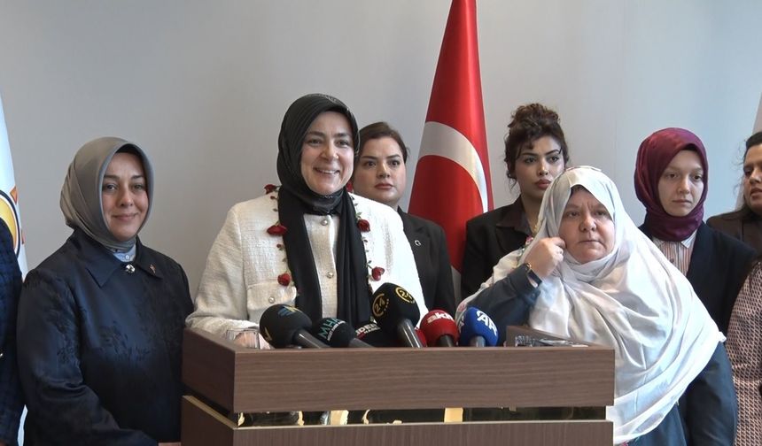 AK Parti Kadın Kolları’ndan Zeynep Güneş’e destek