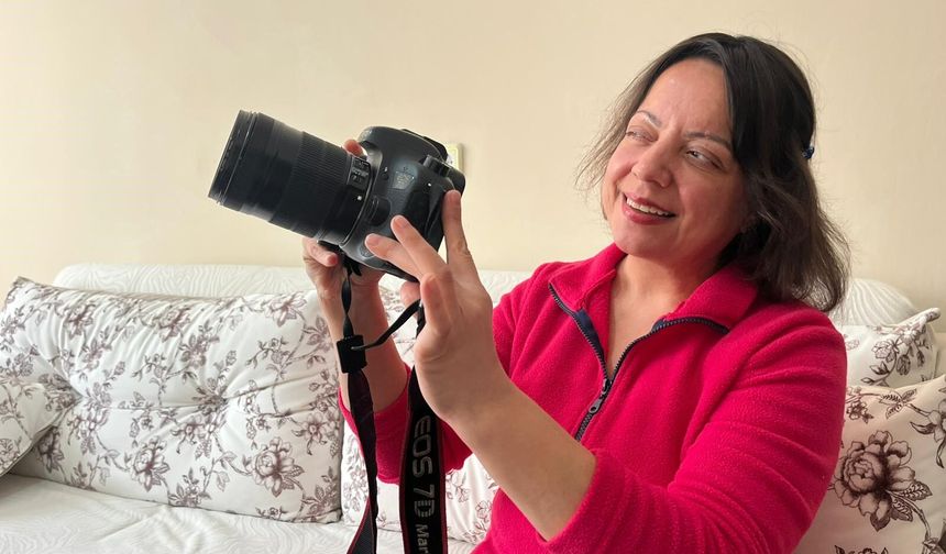 Görme yetisini kaybetti, umudunu kaybetmedi