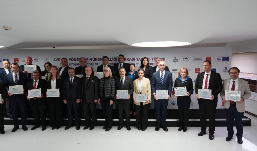 Eskişehir Büyükşehir, Avrupa Yönetişim Markasını yeniden aldı