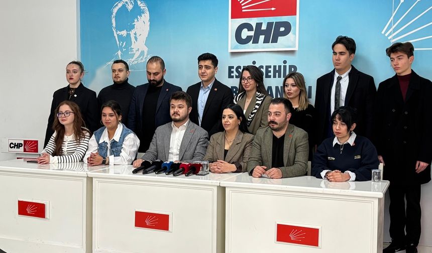 CHP Eskişehir Gençlik örgütünden baskılara tepki!