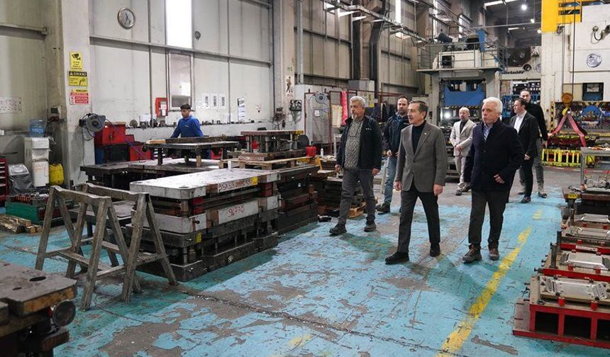Başkan Ataç'tan fabrika ziyareti