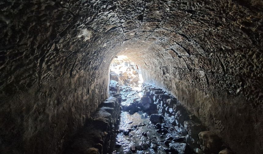 Türkiye'nin o yerinde Roma dönemine ait su kanalı bulundu