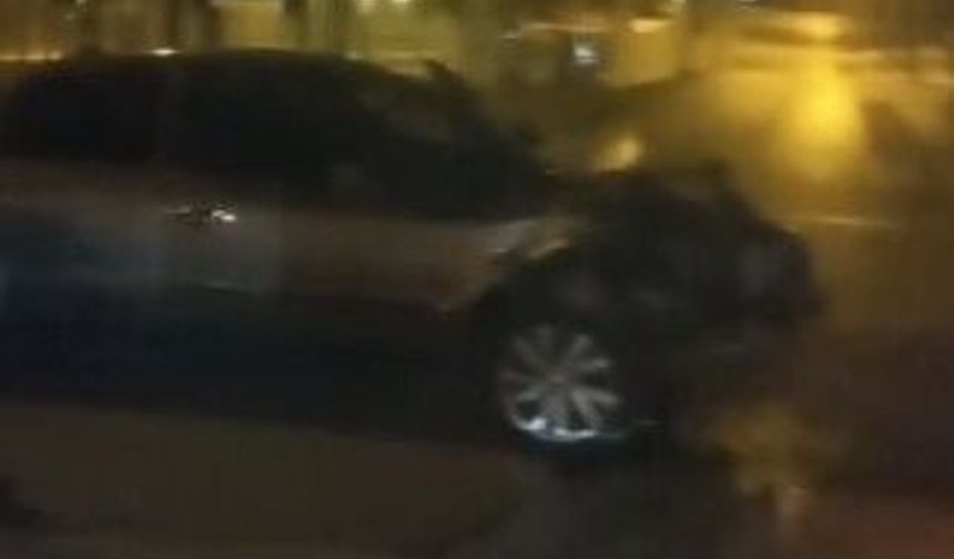 Kontrolden çıkan araç hurdaya döndü