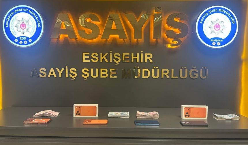 Gasp zanlıları Eskişehir’de polisten kaçamadı