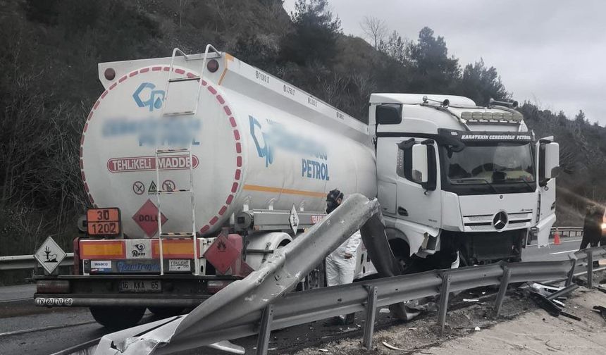 Bilecik-Eskişehir Yolu'nda faciadan dönüldü