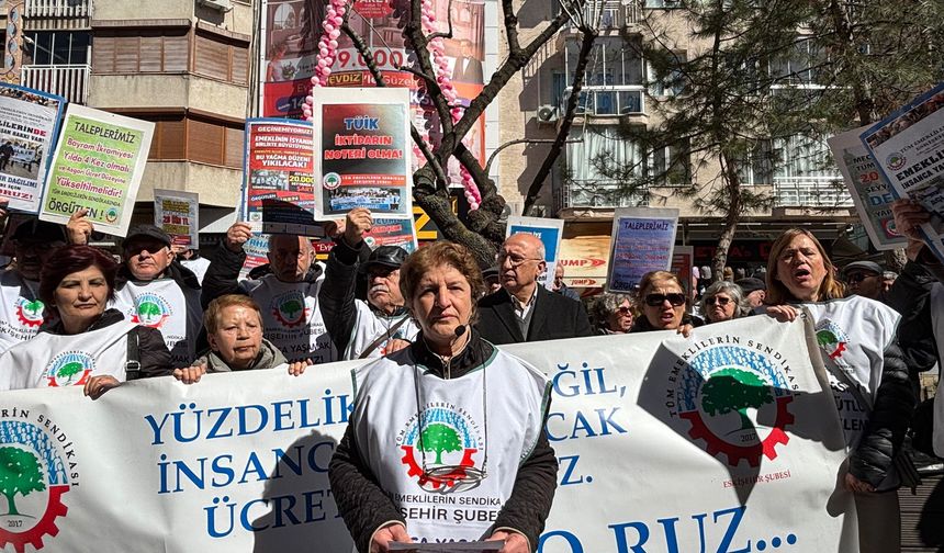 Eskişehir'de tepki: Faize var, emekliye yok!