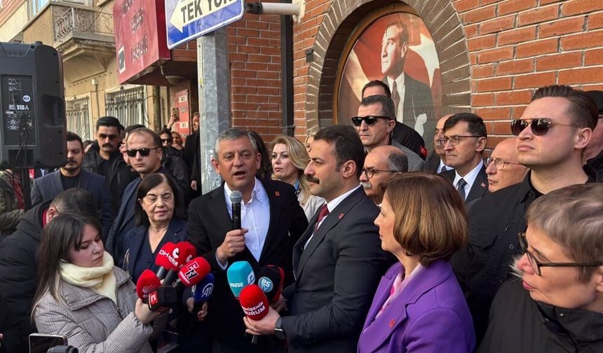 Özgür Özel Eskişehir’de konuştu: “Adalet İstiyoruz”