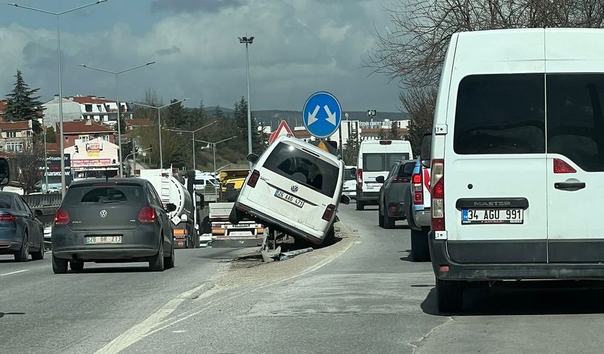 Eskişehir'de korkutan kaza!