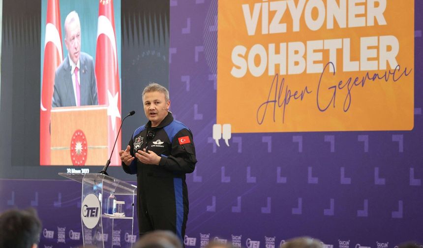 TEI’de Alper Gezeravcı rüzgarı: Uzay yolculuğunu anlattı