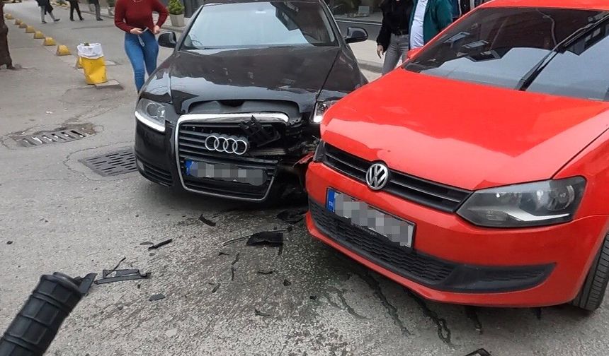 Korkutan kaza kamerada