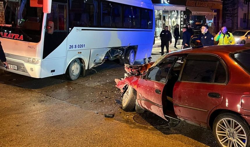 Eskişehir’de trafik kazası: 1 yaralı
