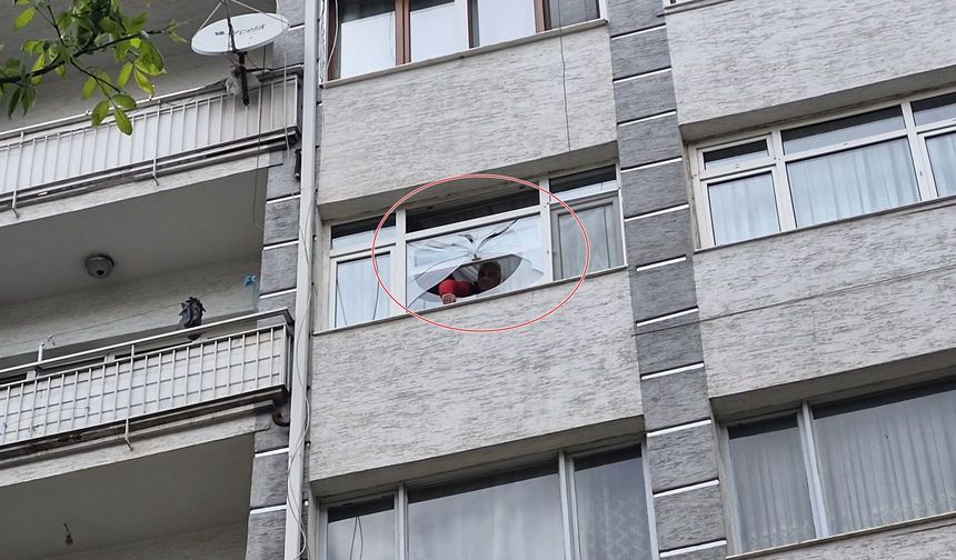 Eskişehir’de cam parçası başına düştü