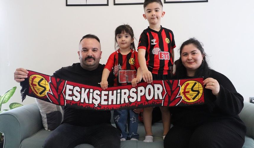Eskişehirsporlu minik taraftar gündem oldu: Bakın ne yaptı?
