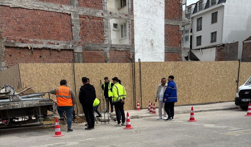 Çok konuşulan yıkım sonrası önlem alındı