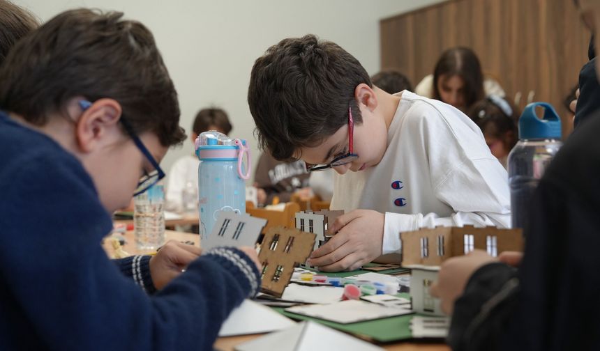 Miniklerden yaratıcı dokunuş