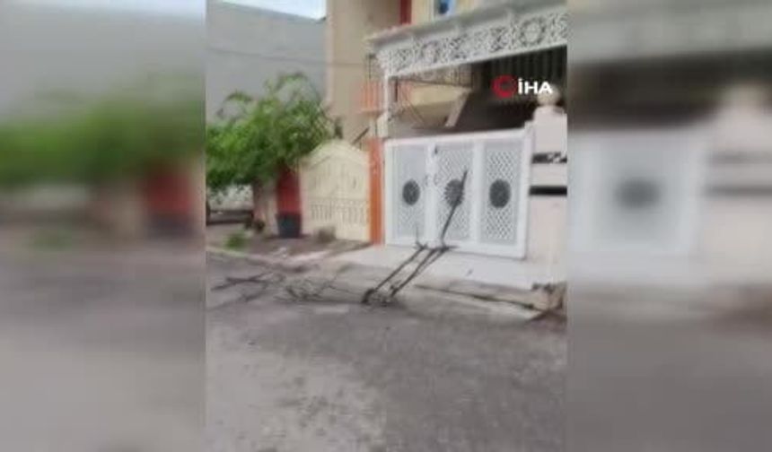 Erbil'de dron evin üzerine düştü