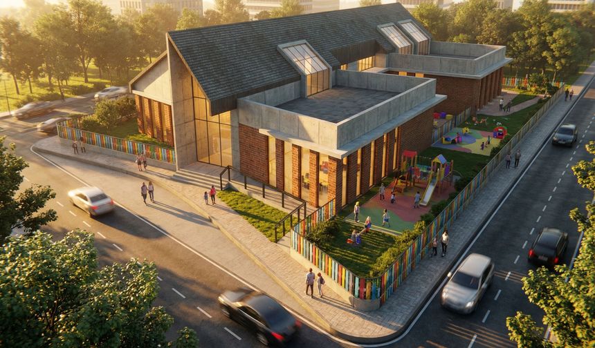 Yeni projenin temeli atıldı: Sazova’ya çocuk evi yapılıyor