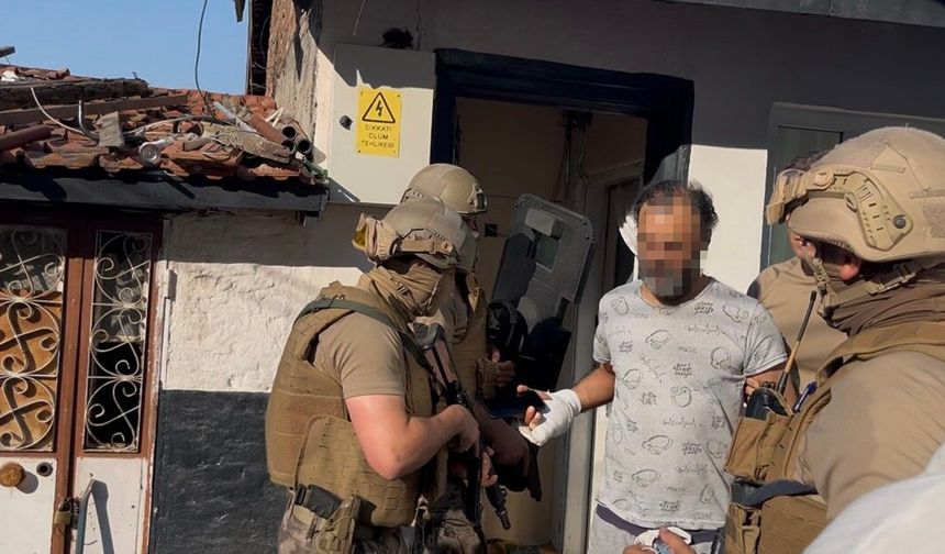 Özel harekat evi ablukaya aldı, yakalanınca verdiği cevap pes dedirtti!