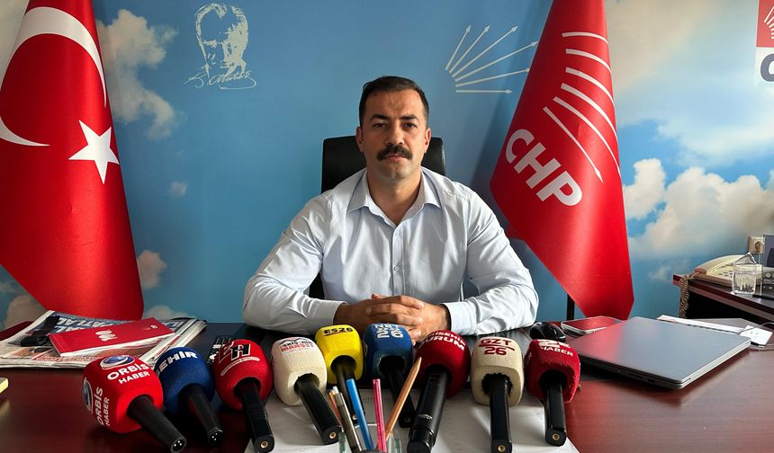 CHP Eskişehir İl Başkanı Talat Yalaz: " Bizim Genel Başkanımız Özgür Özel'dir"