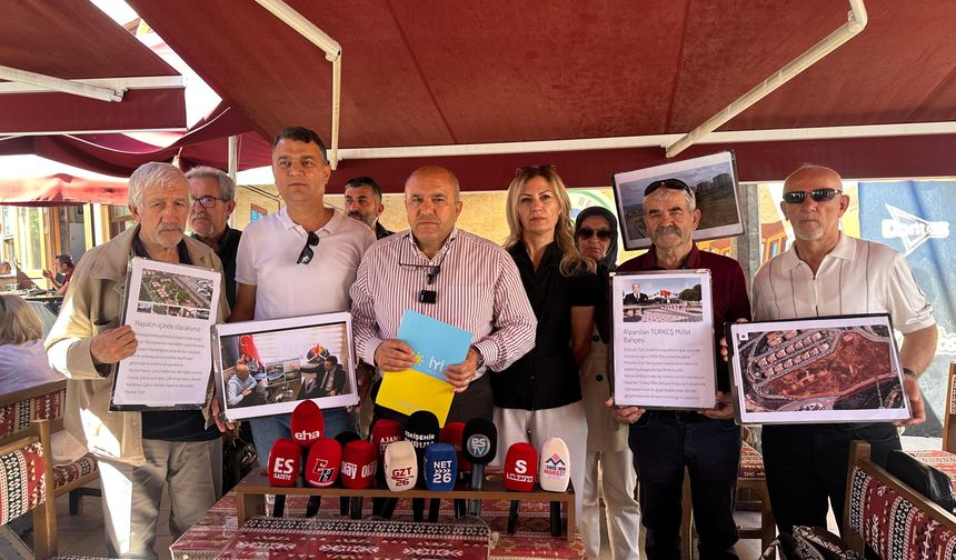 Karapınar proje alanına tepki!