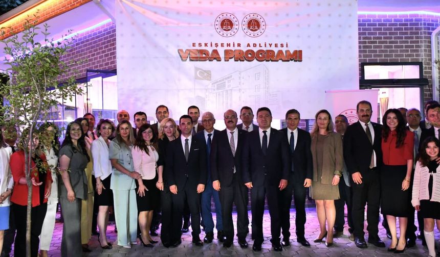 Eskişehir Cumhuriyet Başsavcı Vekili Savaş Kılıç'a veda yemeği