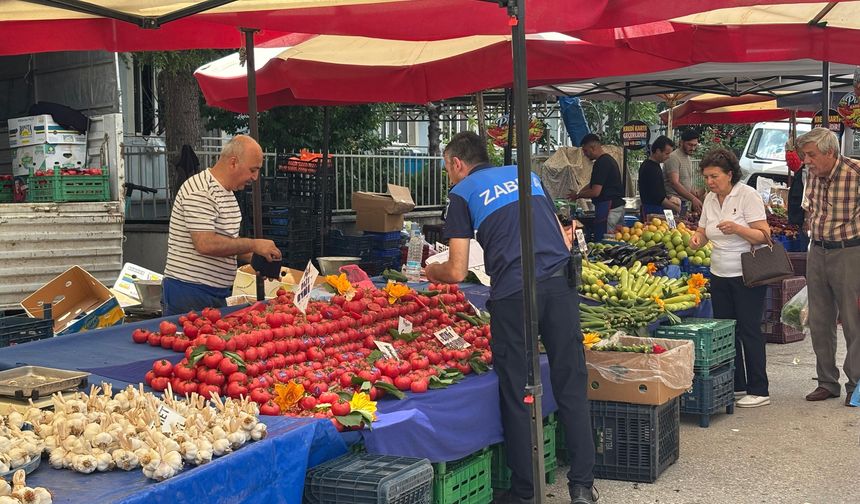 Çarşamba Pazarı'nda sıkı denetim!