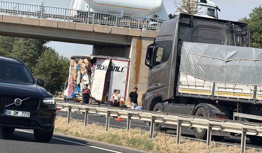 Eskişehir çevre yolunda feci kaza!