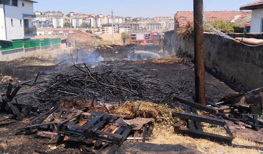 Eskişehir'de korkutan yangın!