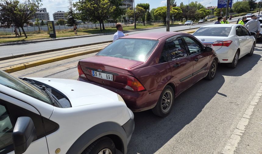 Eskişehir'de zincirleme kaza...