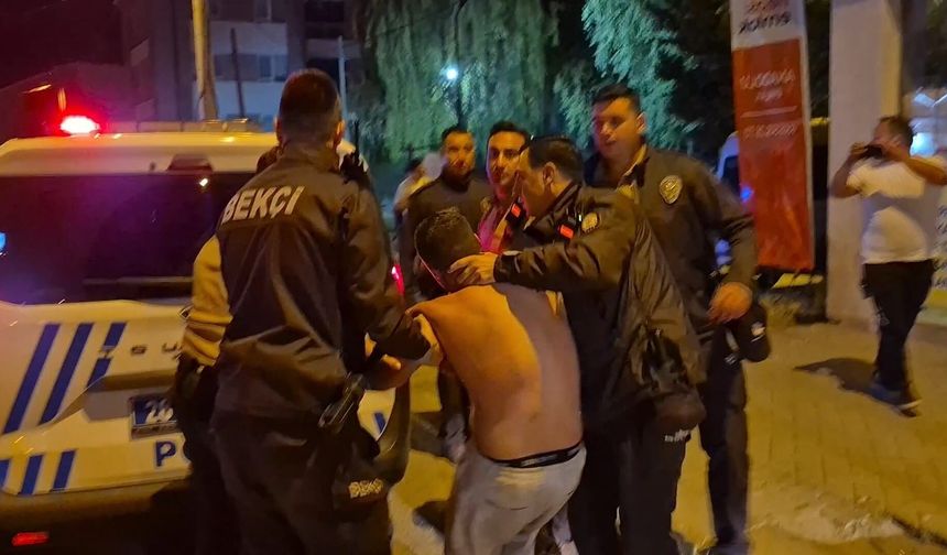 Polis ekiplerine zorluk çıkardı