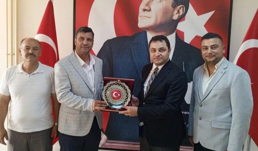 Kaymakam Temel'e hayırlı olsun ziyareti