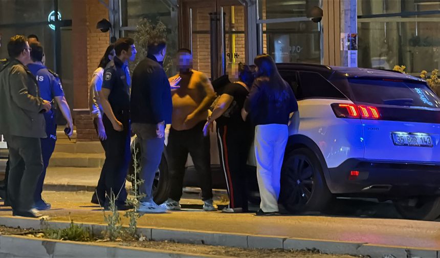 Tuvalet sırası kavgası caddede kaosa dönüştü