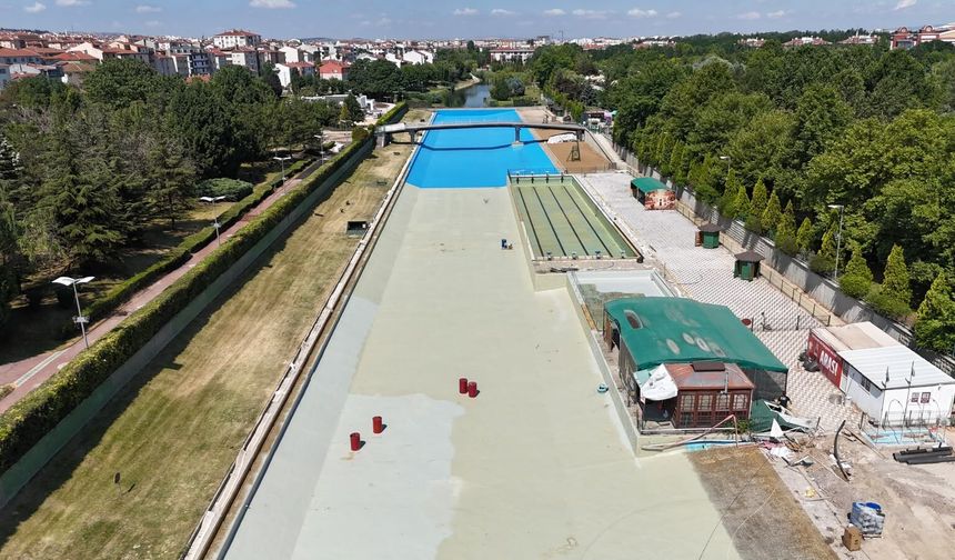 Yapay plajda kapsamlı yenileme...