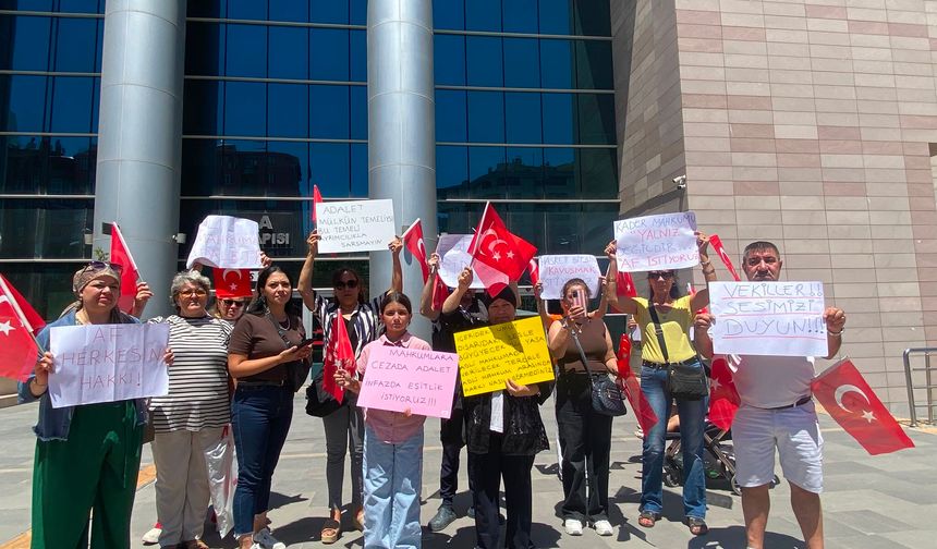 Adliye önünde adli hükümlüler için düzenleme talebi
