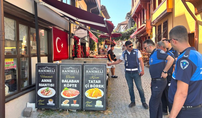 Kaldırım işgallerine Odunpazarı Belediyesi yakın takipte