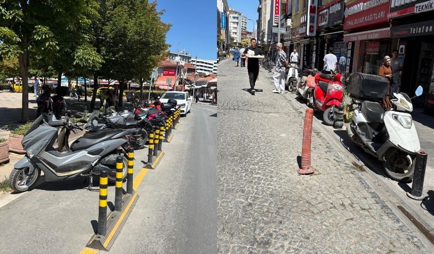 Eskişehir'de sokaklar motosiklet parkına döndü...