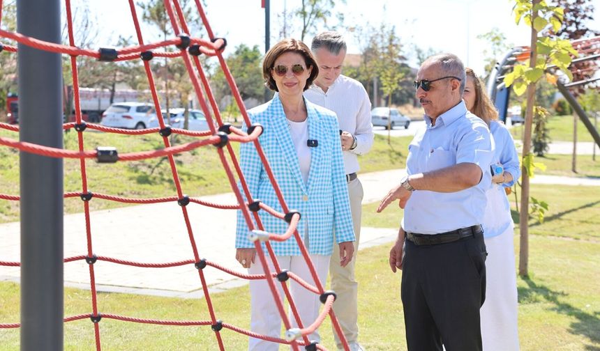 Gündoğdu’da kentsel dönüşüm yeşil alanlarla güçleniyor
