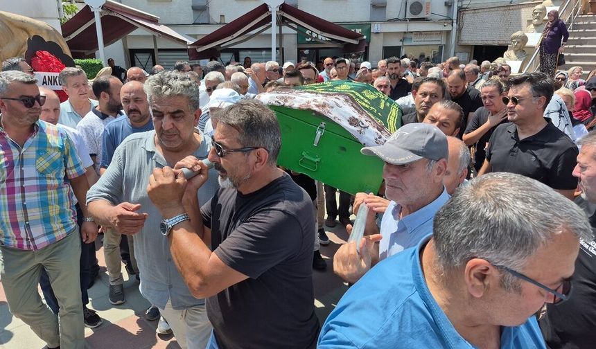 Kaza kurbanı kadına acı veda...