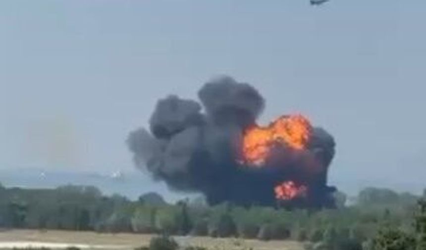 Eskişehir’e ait F-16 Yalova’da kaza kırıma uğradı