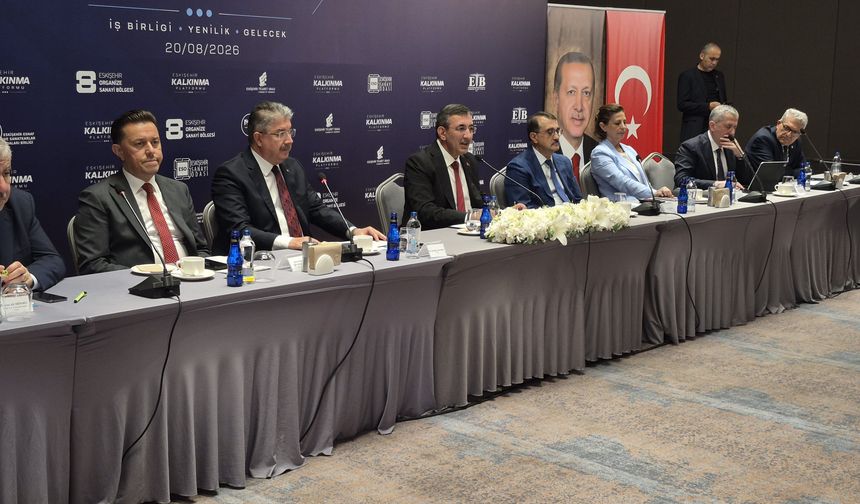 Cumhurbaşkanı Yardımcısı Cevdet Yılmaz: Eskişehir önemli bir üretim merkezi