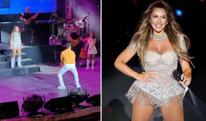 Hadise’nin dikkatini çekti, kendini sahnede buldu