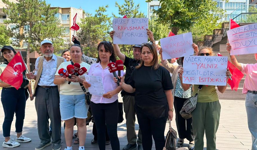Adli mahkûm yakınlarından infazda eşitlik çağrısı!