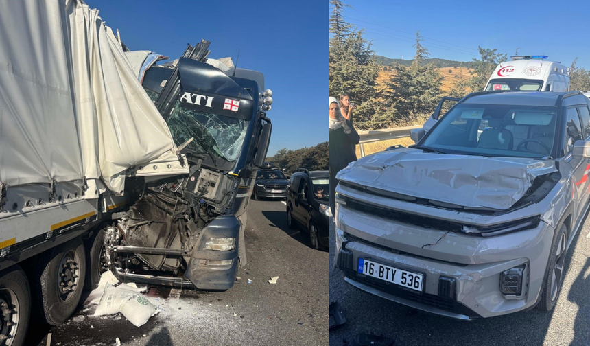 Eskişehir-Bozüyük yolunda zincirleme kaza: 2 yaralı