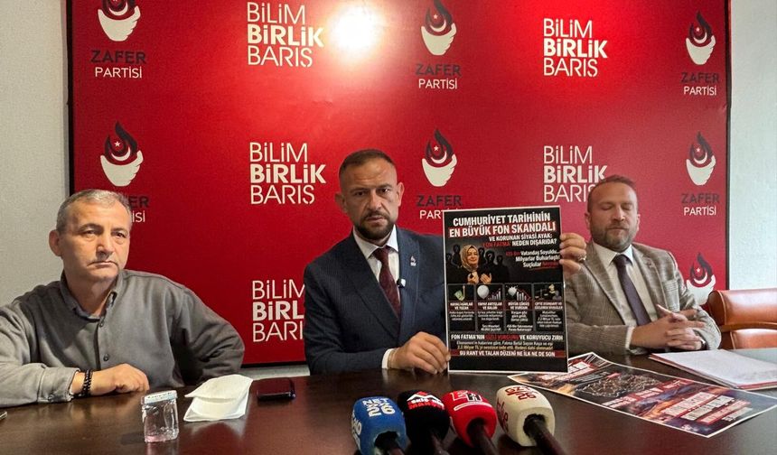 Zafer Partisi’nden fon vurgunu açıklaması