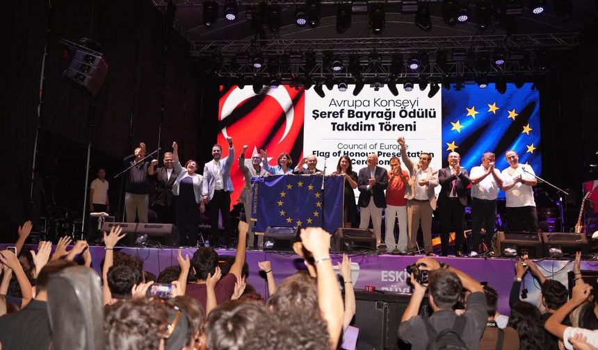 Eskişehir’e Avrupa’dan Şeref Bayrağı