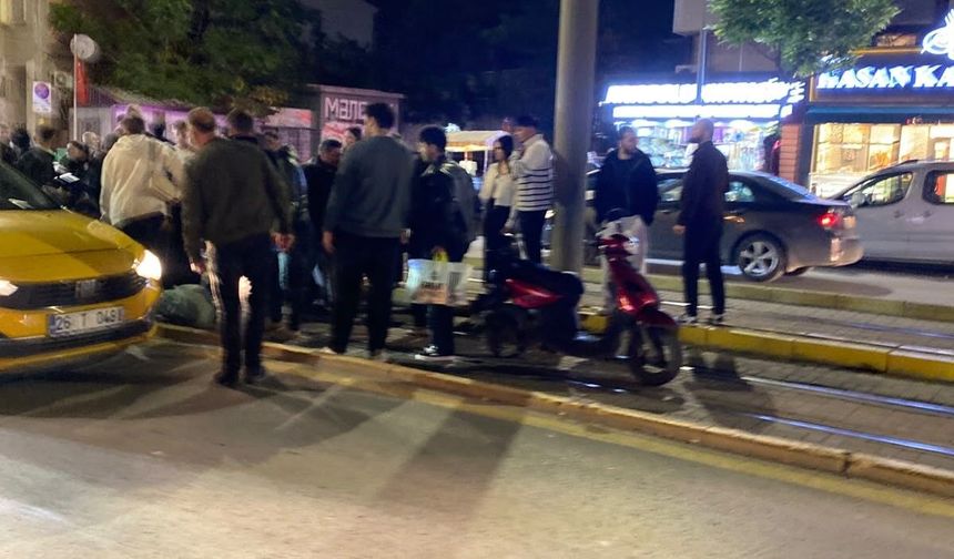 Eskişehir'de motosikletin çarptığı yaya ağır yaralandı!