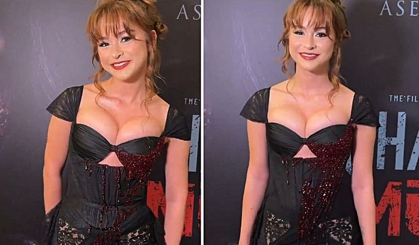 Asena Keskinci gala tarzıyla dikkat çekti
