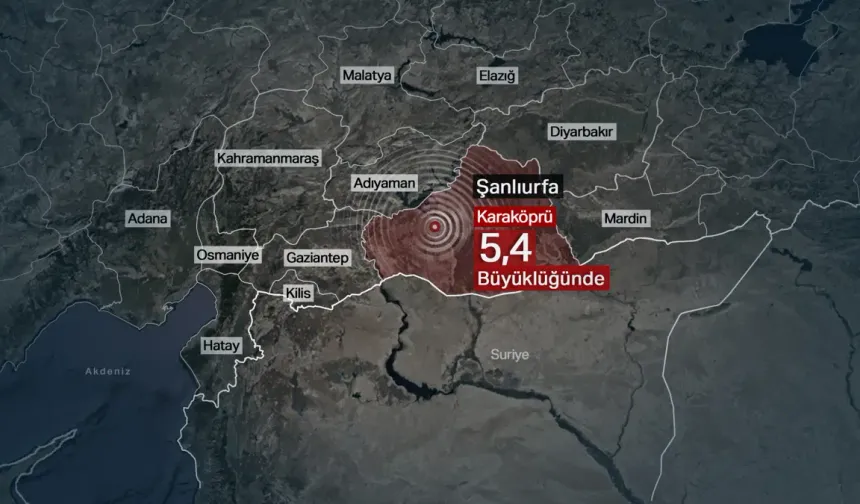 Şanlıurfa’daki 5,4’lük depremde yaralı var mı? Bakanlıktan açıklama