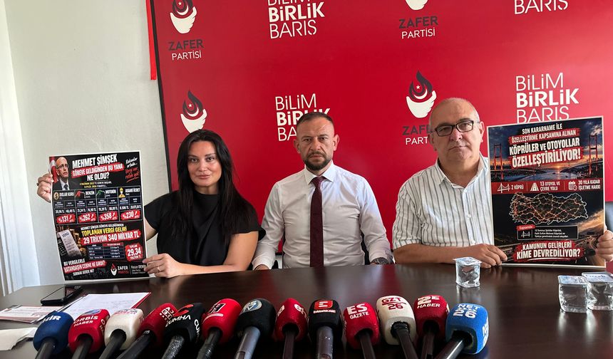 Zafer Partisi’nden özelleştirme tepkisi: İmza kampanyası başlattılar
