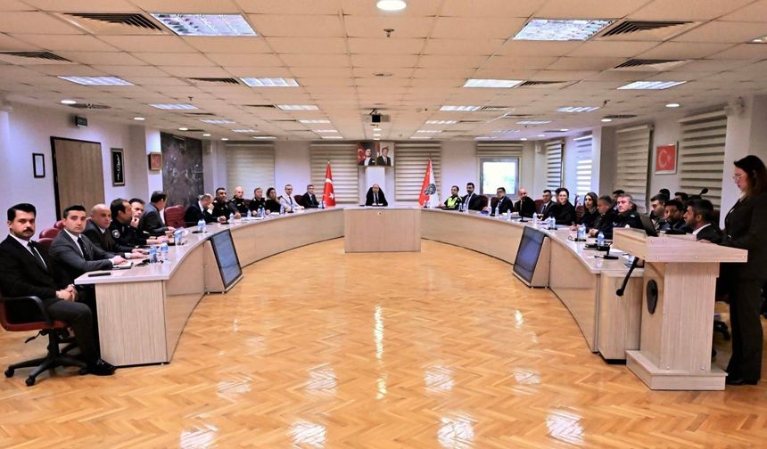 Okullarda güvenlik önlemleri görüşüldü